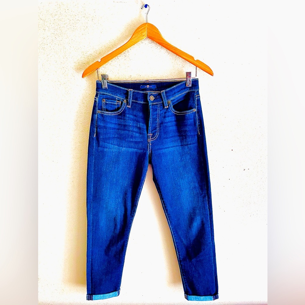 7 For All Mankind Women Josefina Button Up Jeans